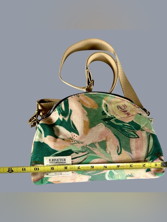 R. Riveter Floral Hopper Crossbody Bag USA Made - Picture 10 of 16